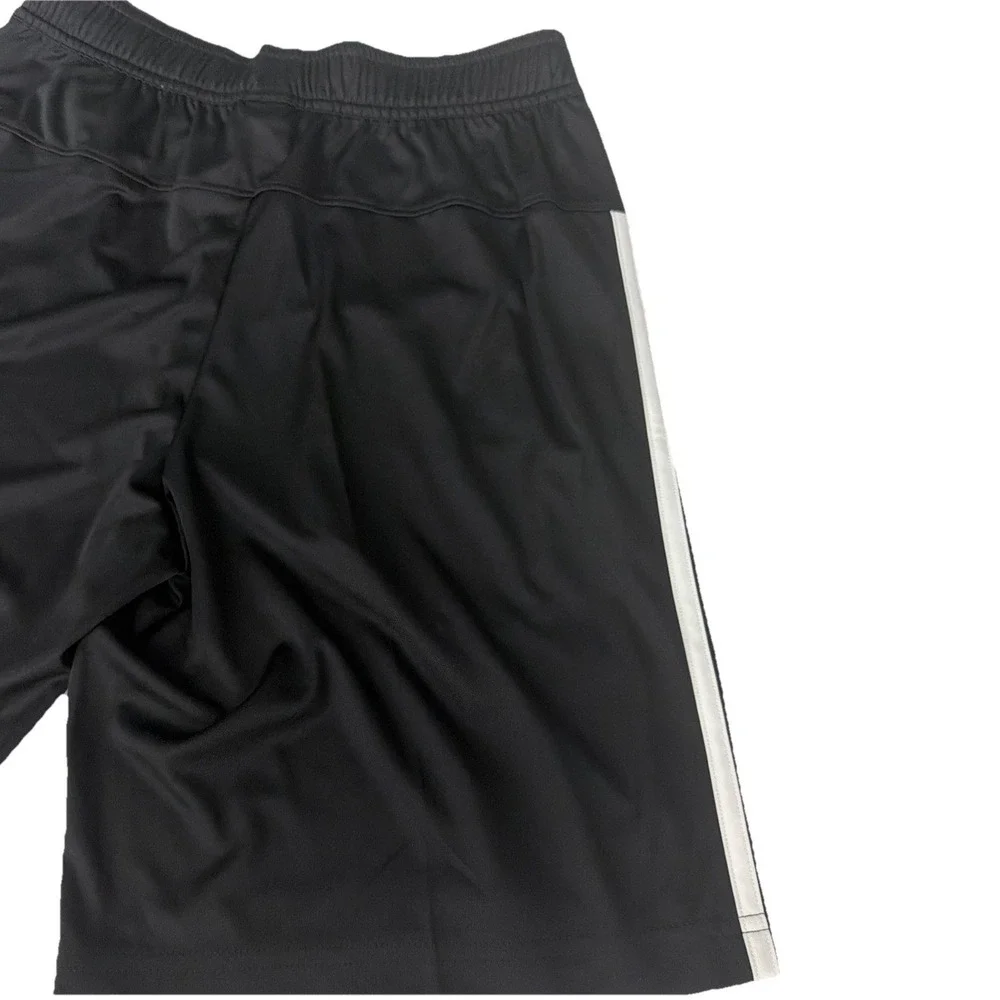 adidas Men's Active Stripe Short - Workout Running Shorts Black Stripe Size S NW
